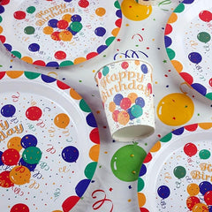 Birthday Party Supplies - Cartoon Balloon Pattern Party Decorations