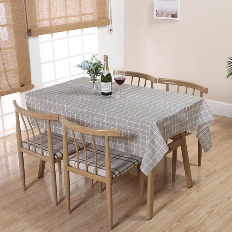 Waterproof Checkered Tablecloth Indoor Outdoor Dining Accessories
