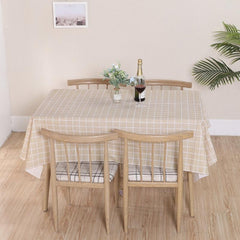 Waterproof Checkered Tablecloth Indoor Outdoor Dining Accessories