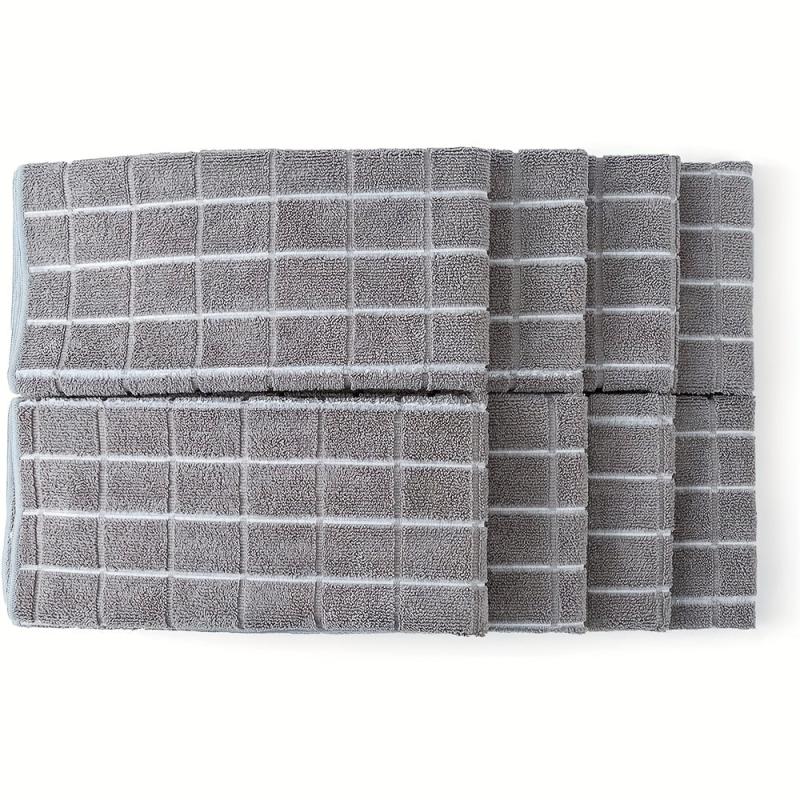 12pcs Thickened Dish Towels Scouring Pad Square Dish Cloths Style Dish Towel