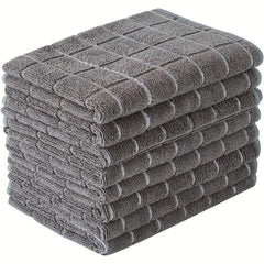 12pcs Thickened Dish Towels Scouring Pad Square Dish Cloths Style Dish Towel