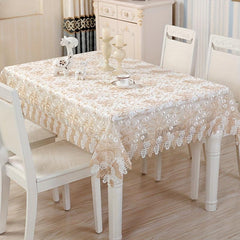 Vintage Lace Tablecloth Embroidered Table Runner Wedding Party Outdoor
