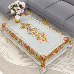 European Style Bronzing Table Cloth Waterproof Table Cover Rectangle