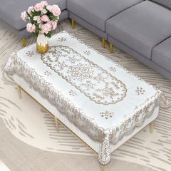 European Style Bronzing Table Cloth Waterproof Table Cover Rectangle