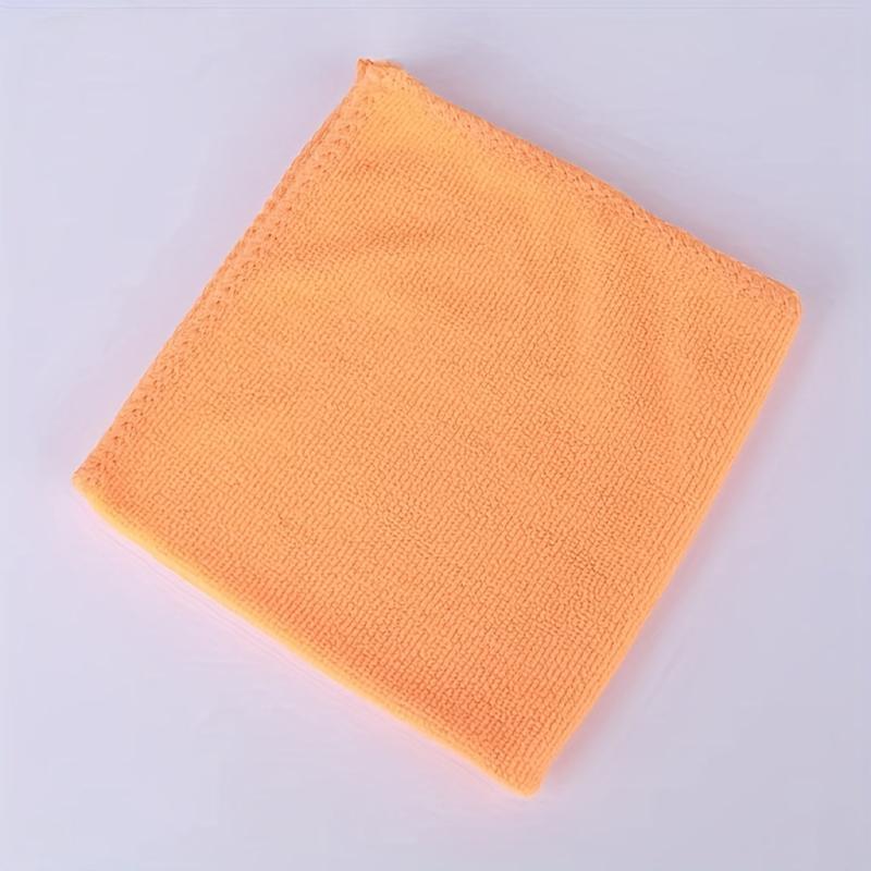 5pcs Microfiber Dish Cloths Absorbent Towels Clean Rags Scouring Pads