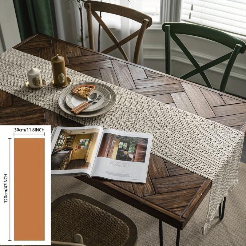 Polyester Table Runner Solid Style Holiday Decoration