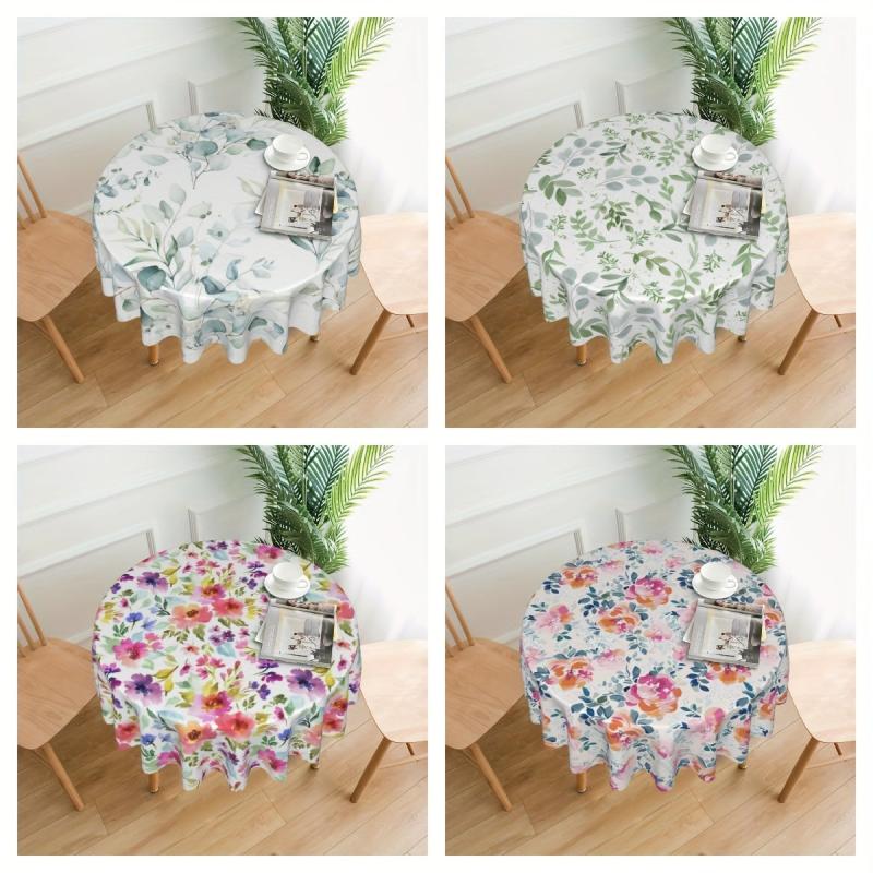Summer Style Multicolor Round Tablecloth 152 cm