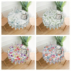 Summer Style Multicolor Round Tablecloth 152 cm