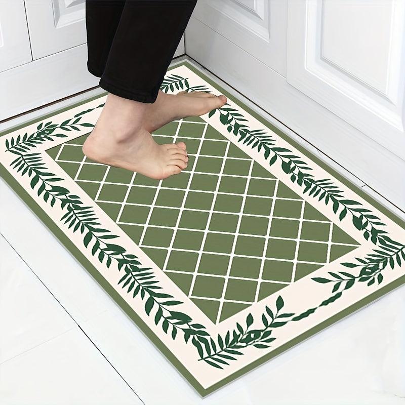 2pcs Anti Fatigue Kitchen Rug Anti Slip Waterproof And Anti Fouling