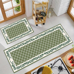 2pcs Anti Fatigue Kitchen Rug Anti Slip Waterproof And Anti Fouling