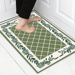 2pcs Anti Fatigue Kitchen Rug Anti Slip Waterproof And Anti Fouling