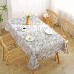 Nordic Style PVC Tablecloth Waterproof Marble Pattern Table Cloth