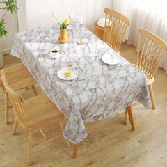 Nordic Style PVC Tablecloth Waterproof Marble Pattern Table Cloth