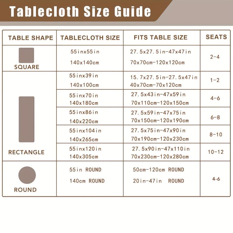 Polyester Tablecloth Solid Linen Fabric Style Tablecover