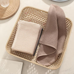 Honeycomb Absorbent Breathable Square Towel Kitchen Cleaning Cloth Hand Towel