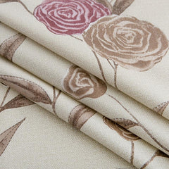 Waterproof Two Rose Tablecloth Thick Rectangular Wedding Table Cover