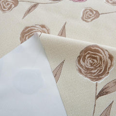 Waterproof Two Rose Tablecloth Thick Rectangular Wedding Table Cover