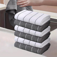 Microfiber Absorbent Scouring Pad Cleaning Cloth Set
