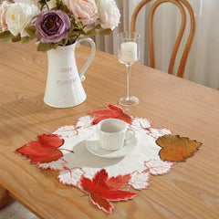 Polyester Satin Table Runner with Patchwork Floral Embroidery Craftsmanship
