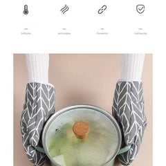 Heat Insulation Baking Gloves Oven Mitts BBQ Gloves