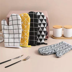 Heat Insulation Baking Gloves Oven Mitts BBQ Gloves