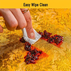 Waterproof Vinyl Tablecloth Rectangle Style Cover for Picnic Holiday Party
