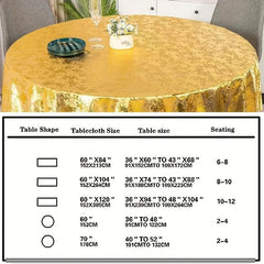 Waterproof Vinyl Tablecloth Rectangle Style Cover for Picnic Holiday Party