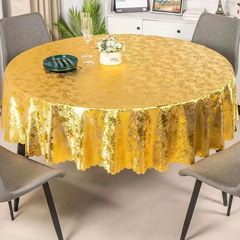 Waterproof Vinyl Tablecloth Rectangle Style Cover for Picnic Holiday Party
