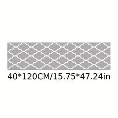1pc Modern Checkered Kitchen Mats Washable Rug Water Absorbing Carpets