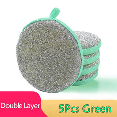10 pcs Double Sided Dishwashing Sponge - Efficient Kitchen Cleaning Tool