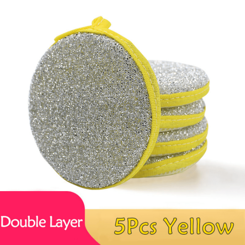 10 pcs Double Sided Dishwashing Sponge - Efficient Kitchen Cleaning Tool