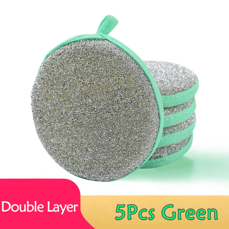 10 pcs Double Sided Dishwashing Sponge - Efficient Kitchen Cleaning Tool