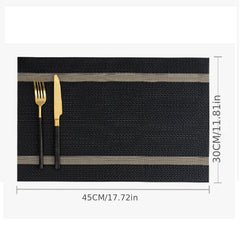 Waterproof PVC Placemat Heat Insulation Mat Dining Table Mat
