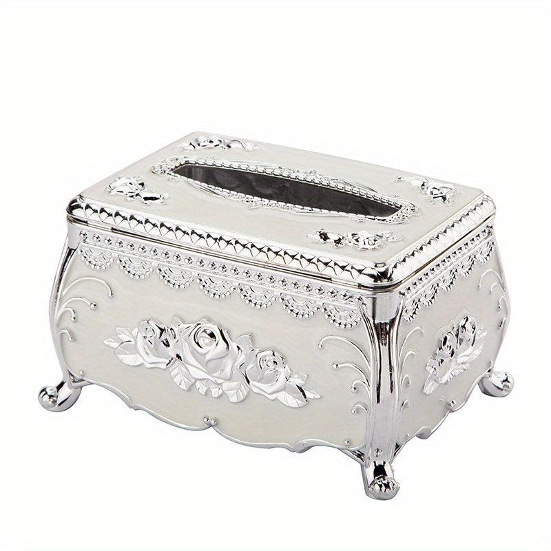 Classic Tissue Box Napkin Extraction Box Living Room Desktop Draw Box