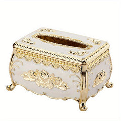 Classic Tissue Box Napkin Extraction Box Living Room Desktop Draw Box