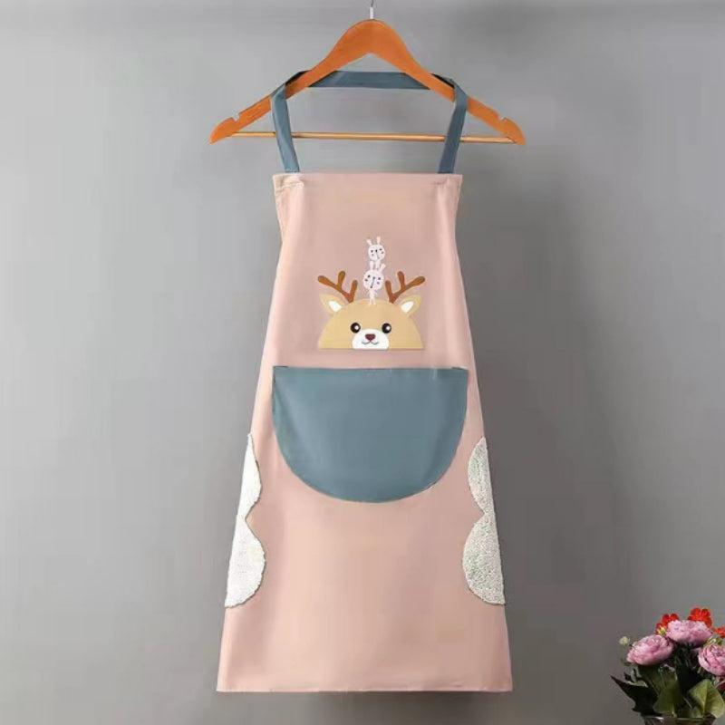 Waterproof Kitchen Apron for Women - Fashionable and Easy to Clean