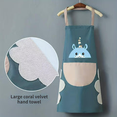 Waterproof Kitchen Apron for Women - Fashionable and Easy to Clean