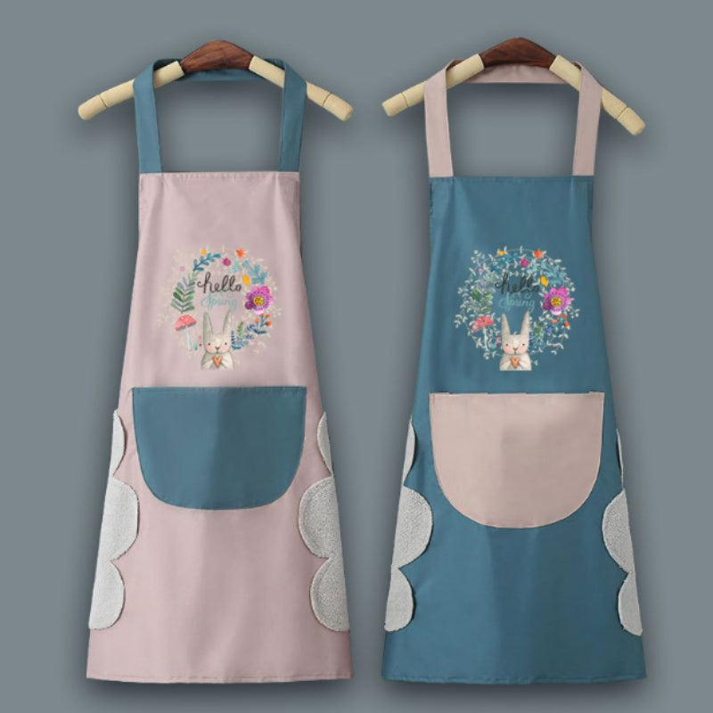 Waterproof Kitchen Apron for Women - Fashionable and Easy to Clean