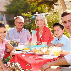 Christmas Tablecloth: Edge Embossing Process Print Table Cover