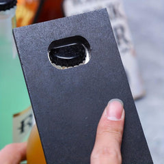 Beer Bottle Shaped Wooden Bottle Opener For Man Cave