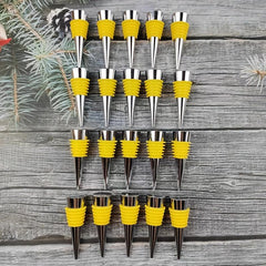 10-20pcs Metal Wine Stopper Stainless Steel Beverage Bottle Cork
