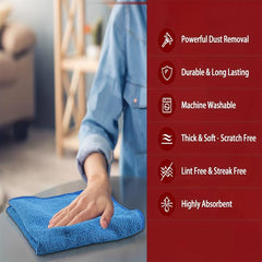 10pcs Dish Towel Absorbent Cleaning Scouring Pad Supplies