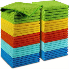 10pcs Dish Towel Absorbent Cleaning Scouring Pad Supplies