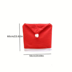 1pc Cotton Chair Cover Christmas Decorations