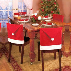 1pc Cotton Chair Cover Christmas Decorations