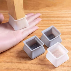 4pcs Non Slip Chair Foot Covers for Wood Floors