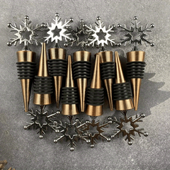 Christmas Snowflake Wine Stopper Beverage Bottle Preservation Cork