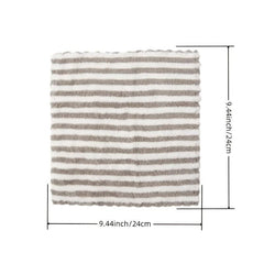 Set of Solid Dish Towels Coral Fleece Hand Towels Kitchen Cleaning Lazy Rag