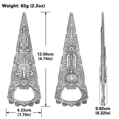 Spaceship Warship Beer Bottle Opener for Space Fans