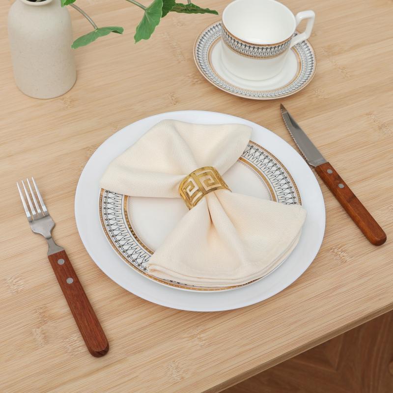 6pcs Linen Napkins for Events, Solid Dinner Napkins